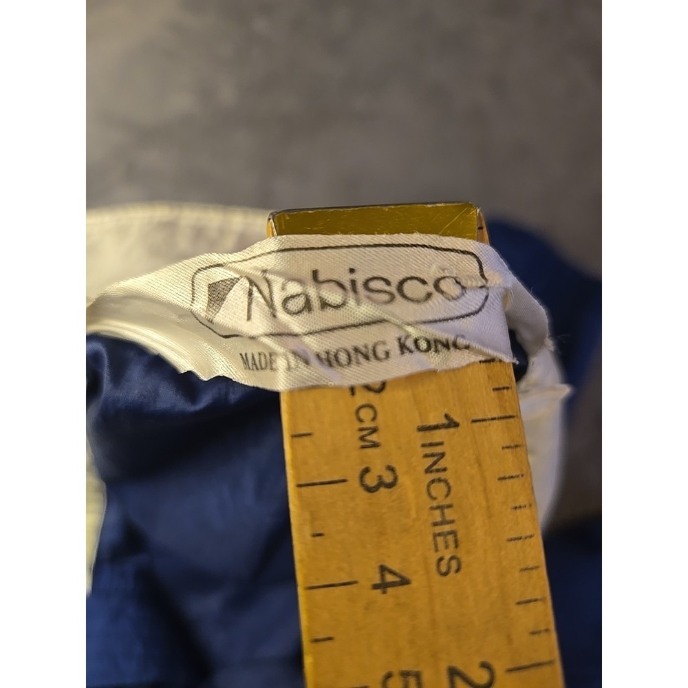 Vtg 90s Nabisco Jacket Mens XL Blue White Windbreaker Corporate Promo Advertisin - Picture 7 of 14